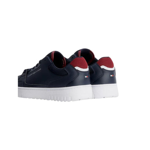 Sneakers Uomo in pelle TH Basket Core Blu Tommy Hilfiger- Francavilla Moda